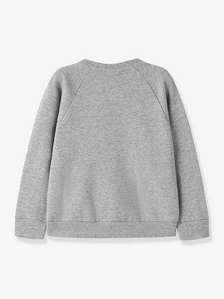 Sweat-shirt fille à motifs animaux name it bordeaux+gris chiné+mauve 5 - vertbaudet enfant 