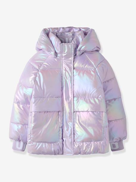 Veste matelassée brillante à effet nacré fille name it rose pastel 1 - vertbaudet enfant 