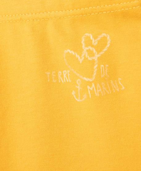 Legging long fille Jaune cumin 3 - vertbaudet enfant 