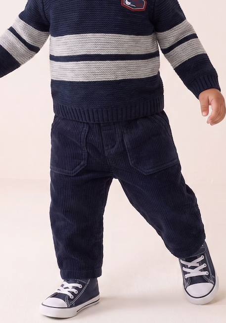 Pantalon bébé garçon Indigo 1 - vertbaudet enfant 