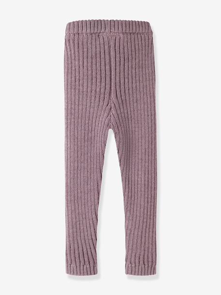 Legging en maille en laine mérinos fille name it bois de rose 2 - vertbaudet enfant 