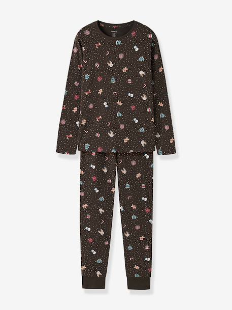 Pyjama de Noël enfant name it bleu foncé+bordeaux+moka+rouge+sable+vert foncé 7 - vertbaudet enfant 