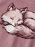 Sweat-shirt fille à motifs animaux name it bordeaux+gris chiné+mauve 9 - vertbaudet enfant 