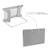 Barrière de Lit GUARD & DREAM Pliable avec Hauteur Réglable, Filet Aéré et Sac de Transport Inclus Gris+Noir 4 - vertbaudet enfant 