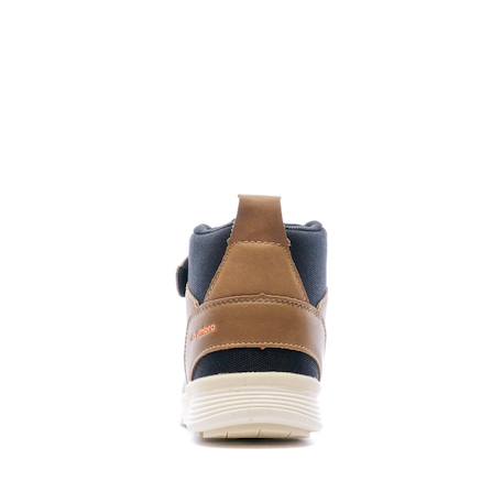 Boots à scratch garçon nelda Camel+Noir 3 - vertbaudet enfant 