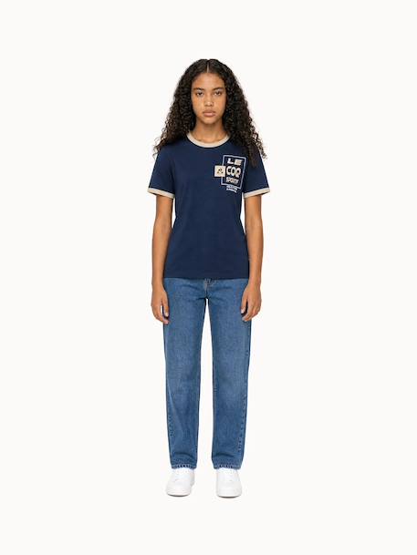 T-shirt en jersey de coton graphique Blue 5 - vertbaudet enfant 