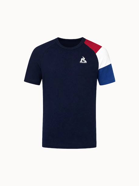 T-shirt manches raglan en jersey de coton sélection tee Bleu marine 2 - vertbaudet enfant 