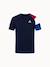 T-shirt manches raglan en jersey de coton sélection tee Bleu marine 2 - vertbaudet enfant 