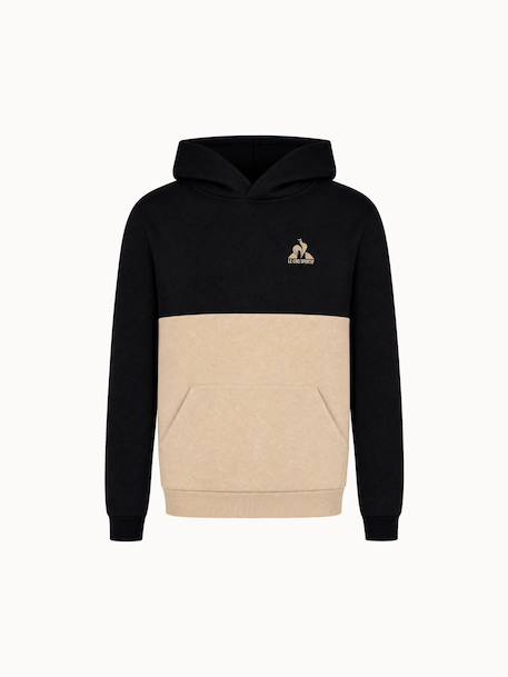 Sweat à capuche en double face colorblock noel Black 2 - vertbaudet enfant 
