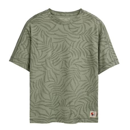 T-shirt garçon feuillage Vert 1 - vertbaudet enfant 