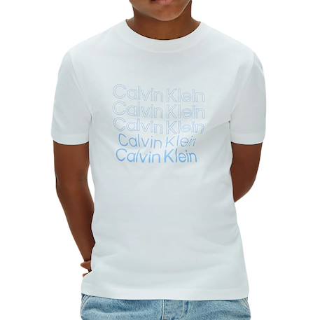 T-shirt garçon stacked Bleu 2 - vertbaudet enfant 