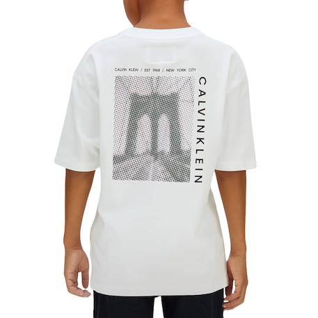 T-shirt manches longues garçon bridge Blanc 3 - vertbaudet enfant 