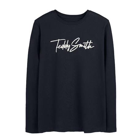 T-shirt manches longues garçon evan Noir 1 - vertbaudet enfant 