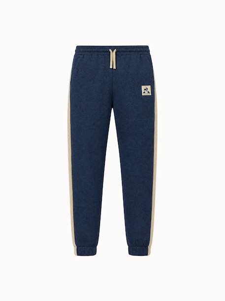 Jogging en molleton léger avec bandes côtés contrastées graphique Blue 2 - vertbaudet enfant 