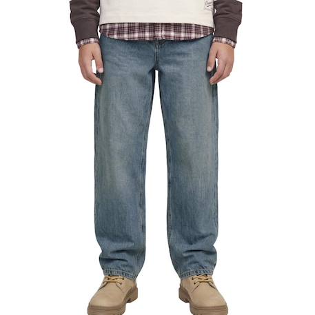 Jean baggy garçon alexis Bleu 2 - vertbaudet enfant 