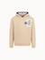 Sweat à capuche en molleton léger graphique Creme 2 - vertbaudet enfant 