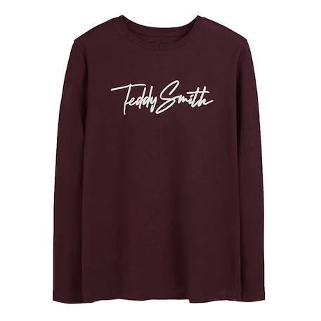 T-shirt manches longues garçon evan Bordeaux 1 - vertbaudet enfant 