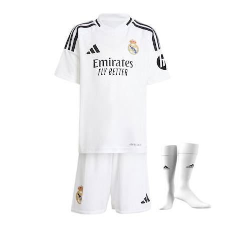 Ensemble enfant garçon polyester real madrid Blanc 2 - vertbaudet enfant 