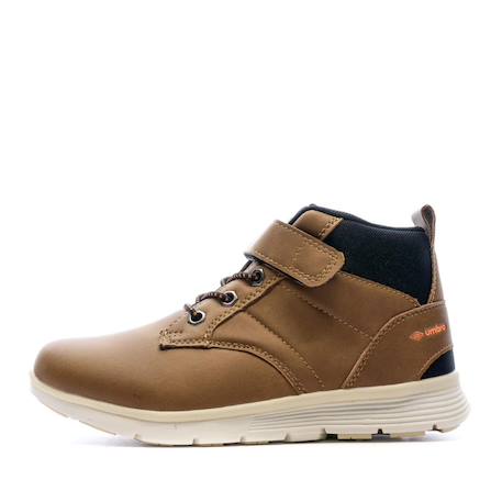 Boots à scratch garçon nelda Camel+Noir 2 - vertbaudet enfant 