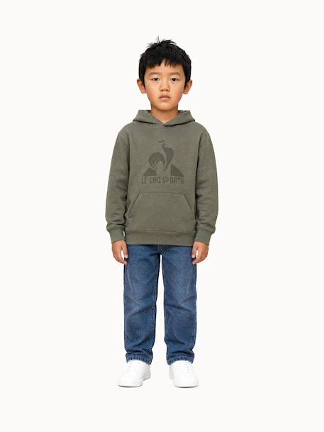 Sweat à capuche essentiel en double face essentiels Kaki 5 - vertbaudet enfant 