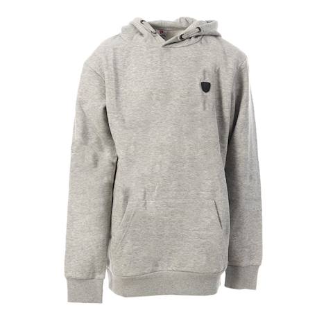Sweat à capuche junior makit poster Gris 1 - vertbaudet enfant 