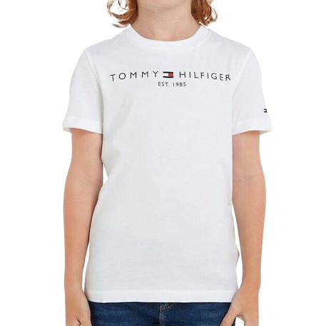 T-shirt garçon essentialpol Blanc 2 - vertbaudet enfant 