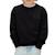 Sweat garçon relaxed crewneck Noir 2 - vertbaudet enfant 