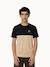 T-shirt en jersey de coton colorblock Black 1 - vertbaudet enfant 