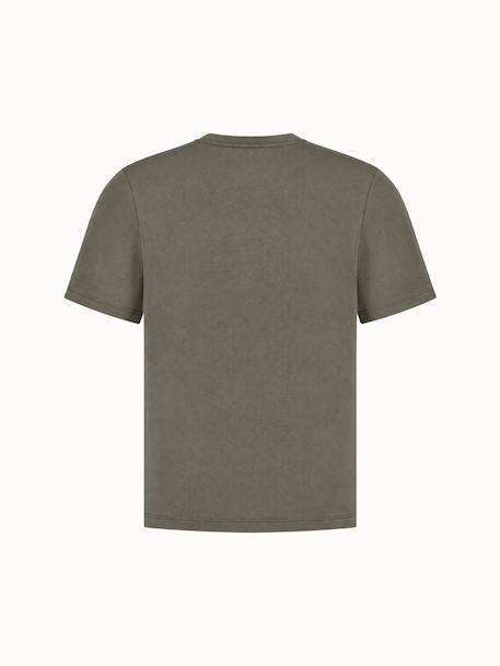 T-shirt essentiel en jersey de coton essentiels Kaki 4 - vertbaudet enfant 