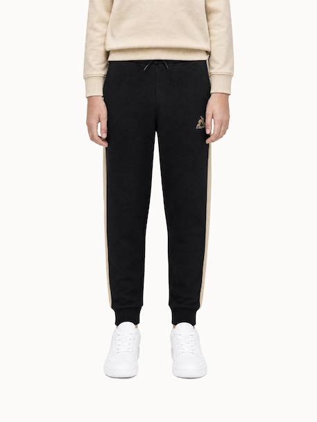 Jogging en double face avec bandes côtés contrastées Black 1 - vertbaudet enfant 