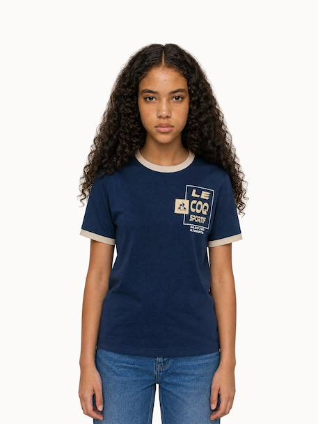 T-shirt en jersey de coton graphique Blue 1 - vertbaudet enfant 