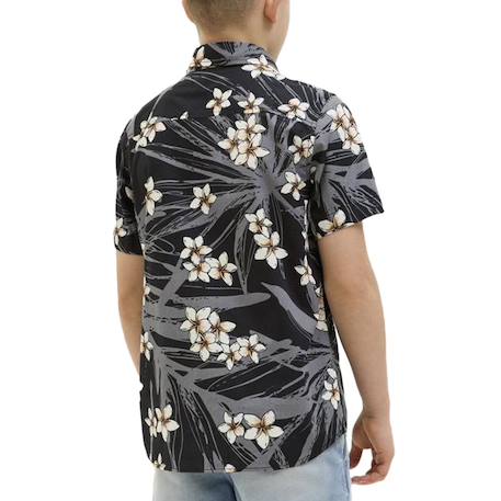 Chemise à motifs garçon hawaii Noir 3 - vertbaudet enfant 