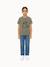 T-shirt essentiel en jersey de coton essentiels Kaki 5 - vertbaudet enfant 