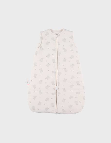 Gigoteuse manches amovibles gaze de coton bio Blanc+Ecru 11 - vertbaudet enfant 