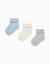 Pack 3 paires de chaussettes côtelées Bleu clair 3 - vertbaudet enfant 