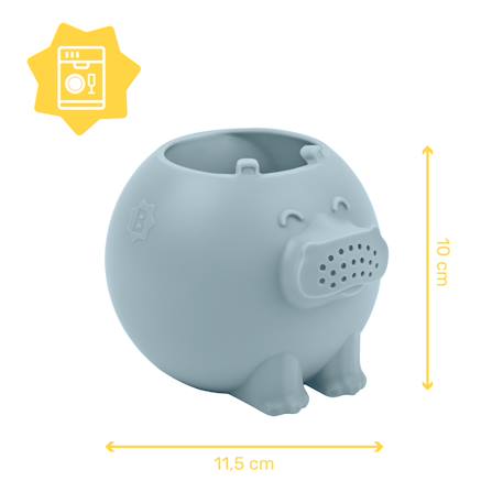 Jouet de bain arrosoir en silicone Bleu 6 - vertbaudet enfant 