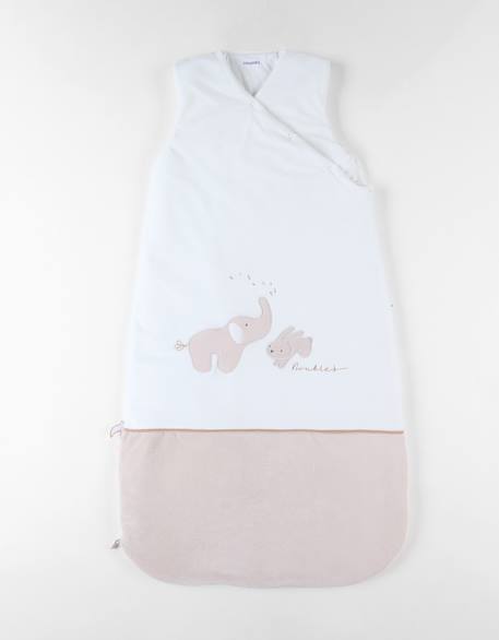 Gigoteuse 100cm veloudoux® - bali & snow Beige+Ecru 7 - vertbaudet enfant 