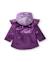 Ciré à capuche fille motif papillon Violet 3 - vertbaudet enfant 