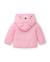 Manteau en tissu plat pour bébé avec capuche à oreilles Rose 2 - vertbaudet enfant 