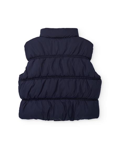 Veste sans manche garçon matelassé avec col montant Bleu 2 - vertbaudet enfant 