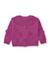 Gilet en tricot fille à détails floraux et toucher doux Violet 2 - vertbaudet enfant 
