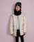 Manteau fille matelassé en toile avec boutons Beige 1 - vertbaudet enfant 