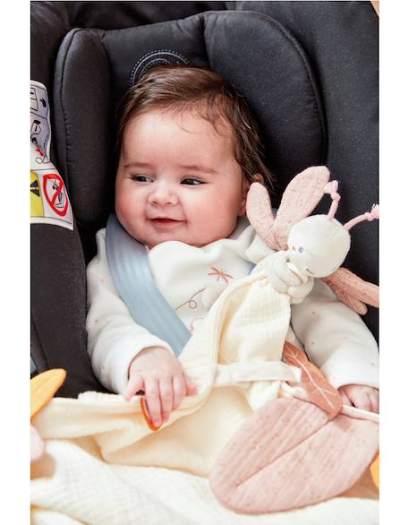 Doudou xxl d'activité louli en mousseline Ecru 3 - vertbaudet enfant 