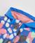 Ciré fille à imprimé floral avec capuche fantaisie Bleu 3 - vertbaudet enfant 