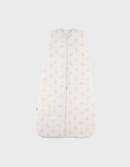 Gigoteuse manches amovibles gaze de coton bio Blanc+Ecru 6 - vertbaudet enfant 