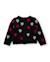 Gilet fille en tricot à motif cœurs boutonné Noir 2 - vertbaudet enfant 