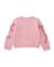 Gilet fille en tricot avec nœuds et boutons Rose 3 - vertbaudet enfant 