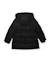 Manteau fille matelassé avec capuche ajustable et poches zippées Noir 4 - vertbaudet enfant 