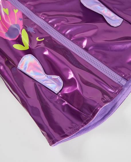 Ciré à capuche fille motif papillon Violet 5 - vertbaudet enfant 