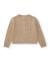 Cardigan de fille en tricot avec boutons frontaux et toucher chaleureux Beige 2 - vertbaudet enfant 